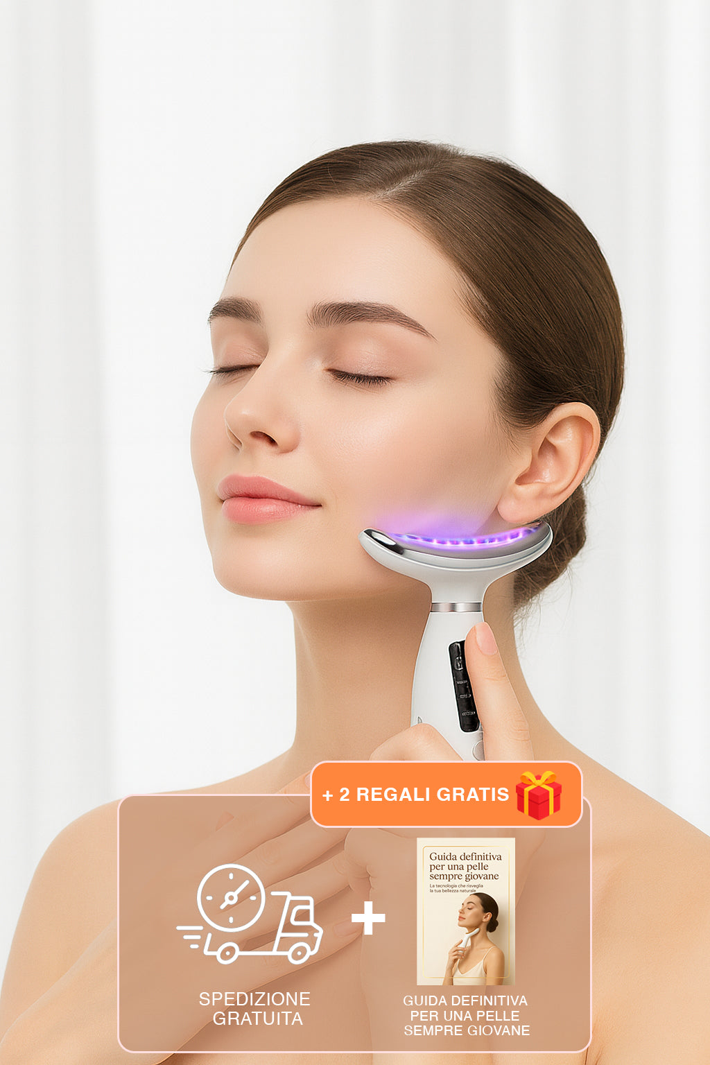 Neck beauty device